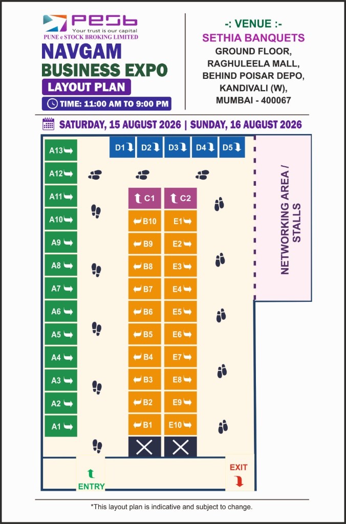 PESB Navgam Business Expo 2026 – Venue Layout Plan